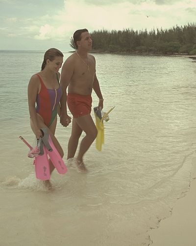 Couple on the shoreline